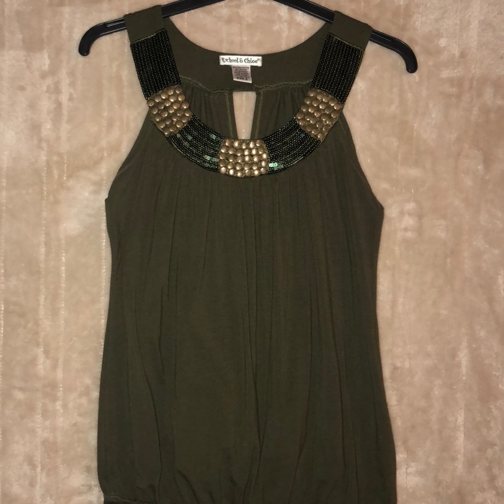 Army Green top